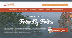 Desktop Screenshot of cityofnewberry.com
