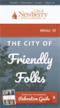 Mobile Screenshot of cityofnewberry.com